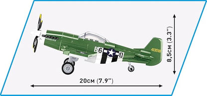 COBI Historical Collection North American P-51D Mustang Aircraft Building Set 150 Pieces