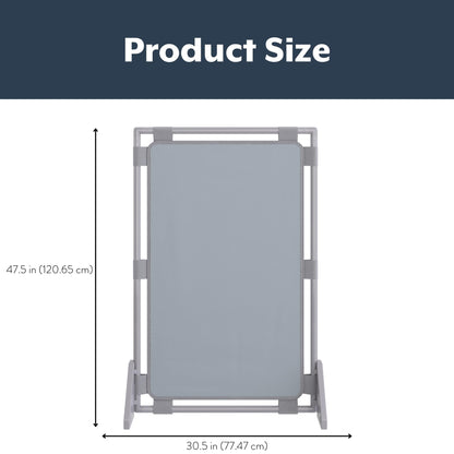 Children's Factory Rectangle PlayPanel Set - 8, Kids Room Divider Panel, Classroom Partition, Free-Standing Screen for Daycare or Preschool, Cantilever Feet Included, Elements
