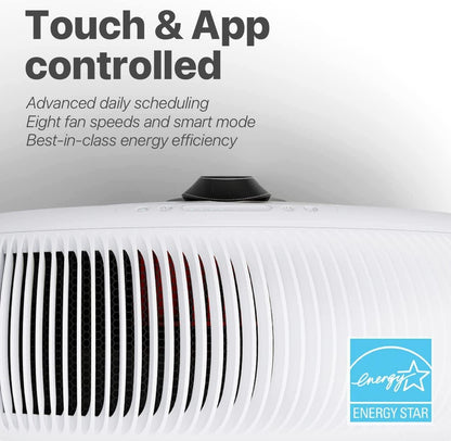 IQAir Atem X Air Purifier - Smart HyperHEPA Filtration for Large Rooms up to 1650 sq ft - Smoke, Viruses, Allergens, Asthma, Mold, Dust, Pets, Swiss Made, WiFi Enabled