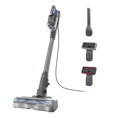 Bissell PowerClean FurFinder Corded Stick Vacuum, Tangle-Free Brush Roll, 30-Foot Power Cord, Self-Standing, HEPA Filtration, Bright Headlights, 4282K
