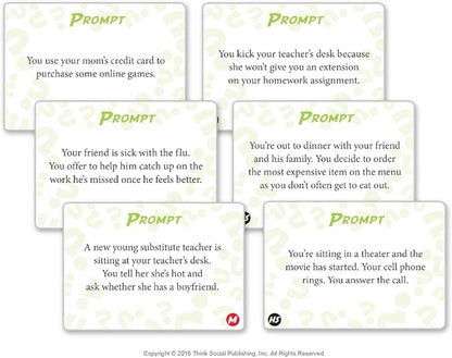 Social Thinking Should I or Shouldn't I? Middle &amp High School Expansion Pack