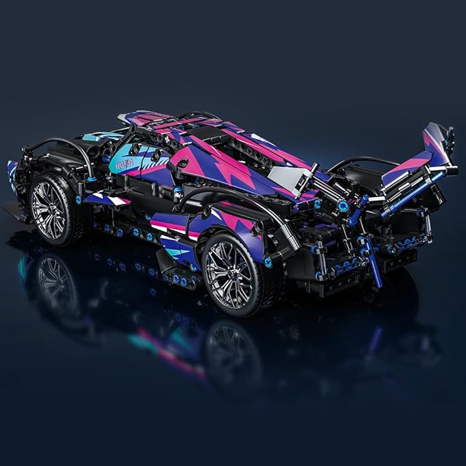 Mesiondy Sports Car Building Blocks Toys Boys1:14 MOC Building Set Raceing Car ModelConstruction Toy for AdultsCars for Boys Age 6 7 8 9 Years Kids