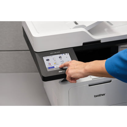Brother Professional Laser Printer All-in-One with Scanner and Copier, High-Speed 50 ppm Monochrome Printing, Wireless Network Ready, Dual-Band WiFi, Auto 2-Sided Print (MFC-L5915DW)
