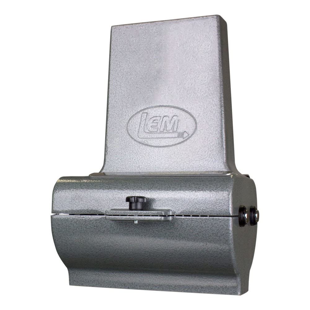 LEM Big Bite Meat Grinder #5 & 2 in 1 Jerky Slicer and Tenderizer Attachment