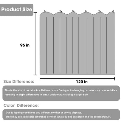 Cbsroro Room Divider Blackout Curtain Track Curtains Wall Dividers Panels Screen for Living Rooms Bedroom Office Privacy Partition Separation, W120 × L96 Inch,1 Panel, Beige