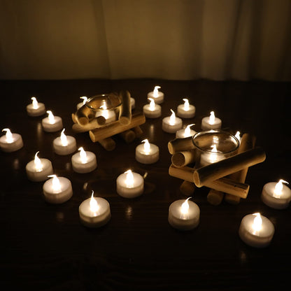 Wilrigir flameless tealight Candles with Remote Control and Timer, Battery Operated LED Tea Lights - Best Decoration for Parties, Wedding, Festivals - 12 pcs