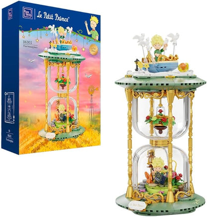 PANTASY The Little Prince Hourglass Building Blocks Set Construct Create Play Building Kit for Adults Home and Office