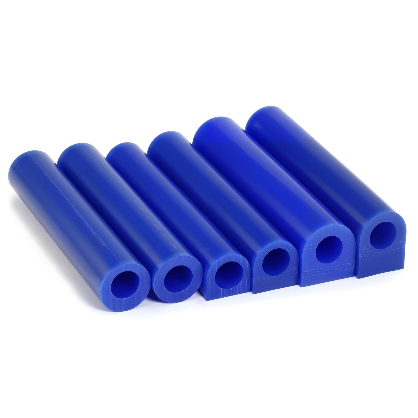 Yoption 6 Pcs Casting Wax, Carving Wax Ring Hole Tube for Making DIY Jewelry Ring Casting Mold and Craft Making, Blue