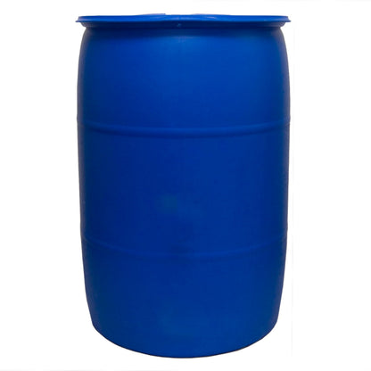 Bushman 55 Gallon Stackable Tight Head Drum - Closed Lid Blue