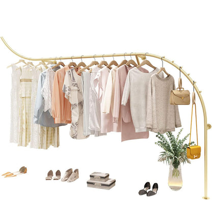 ZICHOUYING Hanging Clothes Rack,Pipe Metal Retail Display Rack Boutique Supplies Coat Rack Store Shirt Clothing Garment Rack Laundry Room Decor