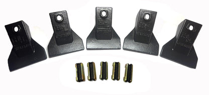 H&L Tooth Company 6737325F Flare Wide Bobcat Style Skid Steer and Mini Excavator Bucket Teeth (5 Pack) with 6737326 Bobcat Style Flexpins. Similar to 7102097 | HL-6737325F