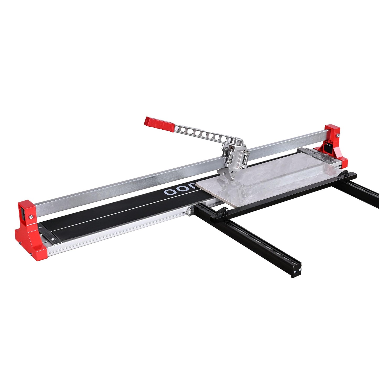 ROJOO 32/48 inch Manual Tile Cutting Machine Wide Aluminum Bottom Plate Single Slide Rail Adjustable Ceramic Porcelain Tile Cutter Heavy Duty (48inch/120cm)