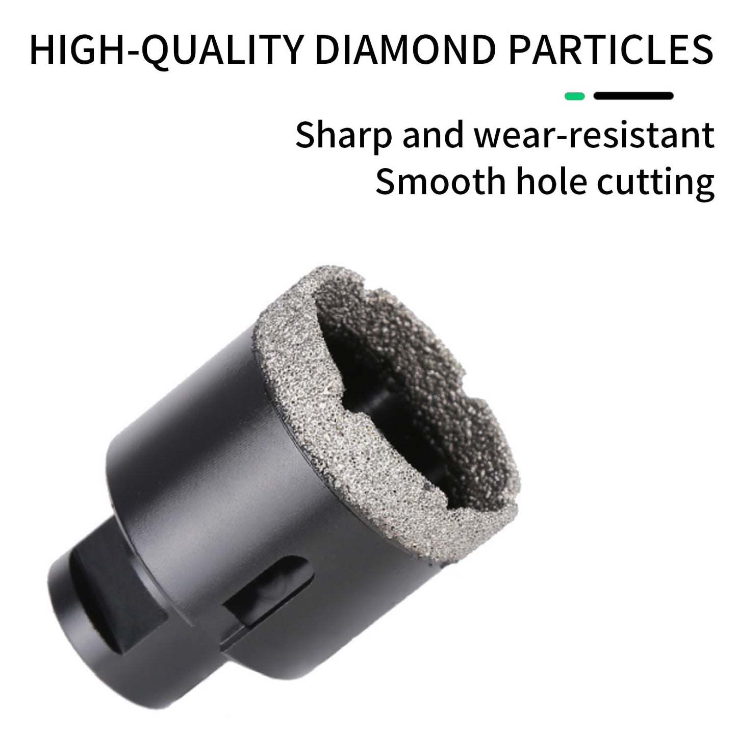 M14 Diamond Drill Bit Set LAIWEI 12PCS Tile Hole Saw Set Includes 1/4”-2-3/4” Hole Cutters and Hex Shank Adape, Ceramics, Marble, Granite, etc.