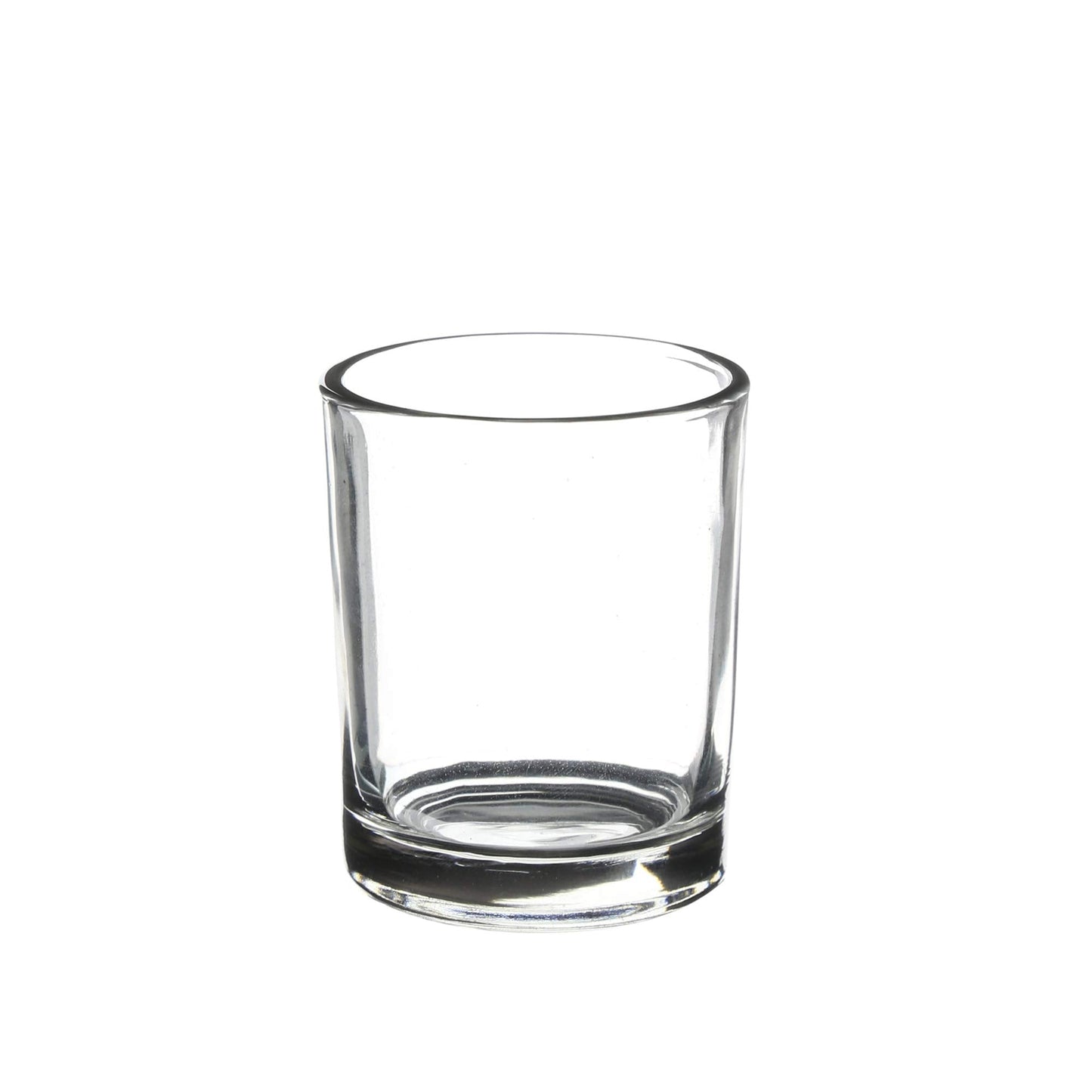WGV Tea Light Votive Candle Holder 2x2.4, Clear Tiny Utility Cylinder Glass Vase, Small Planter Terrarium for Home Accent Decor, 24 Pieces