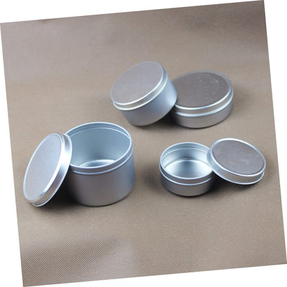LALAFINA 4pcs Candle Making Kit Handmade Tin Containers for Scented Candles for Home Crafting Wedding Favors and Presentations