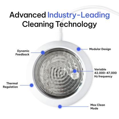Zima Dental Pod PRO: New Ultrasonic Retainer Cleaner Machine. Market-Leading, Best Aligner Cleaner, Nightguard Cleaner, Mouthguard Cleaner, Denture Cleaner, Ultrasonic Cleaner for Oral Dental Care