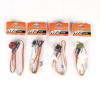 OMPHOBBY M2 EVO Parts Tail Motor Set Replacement Parts for OMPHOBBY M2 EVO RC Helicopters Rc Heli Accessories OSHM2316W(Silver)