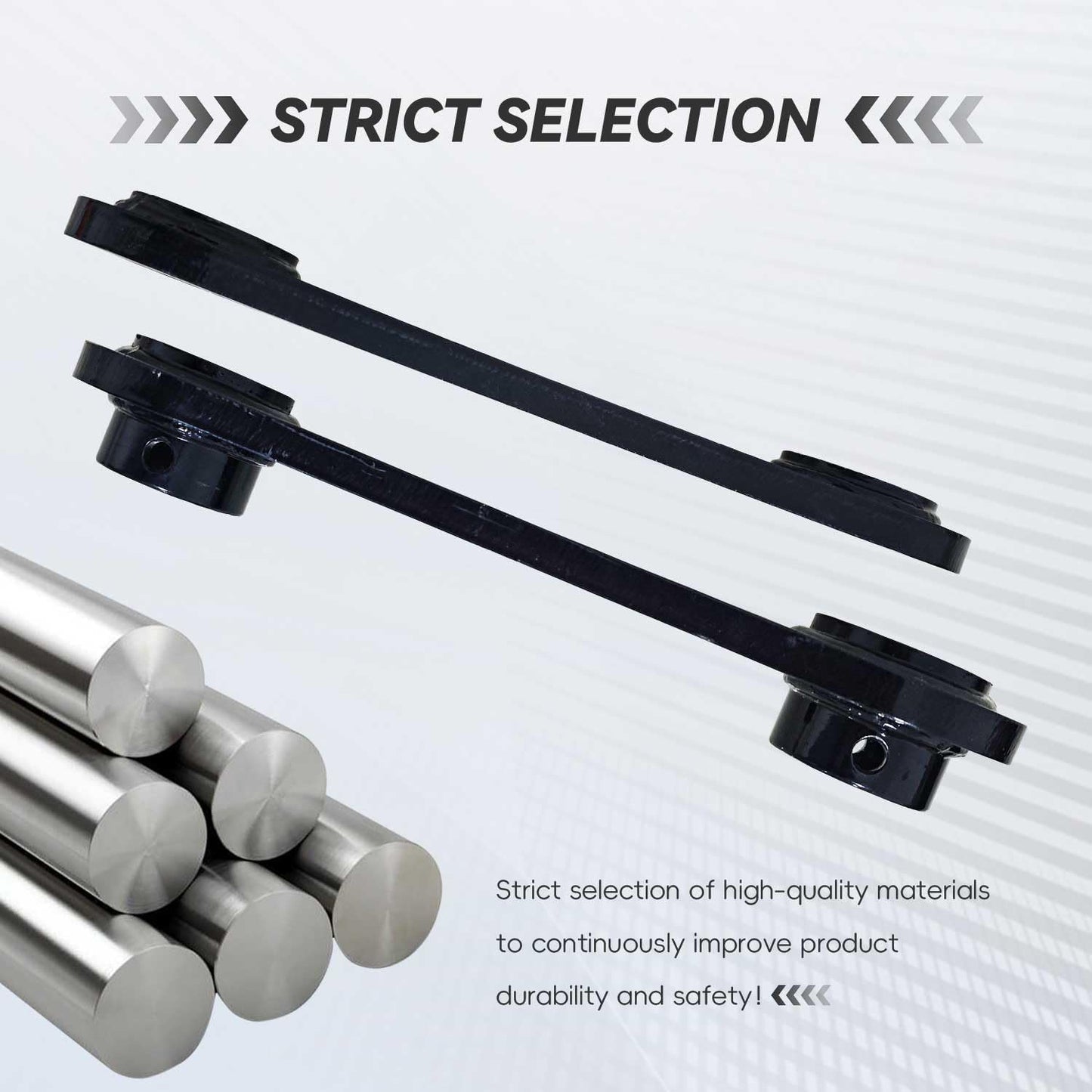 A Pair Bucket Attachment Ear Weld on 50mm 12“ C-C for Caterpillar Cat 307 308 309 Mini Excavator