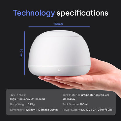 Zima Dental Pod PRO: New Ultrasonic Retainer Cleaner Machine. Market-Leading, Best Aligner Cleaner, Nightguard Cleaner, Mouthguard Cleaner, Denture Cleaner, Ultrasonic Cleaner for Oral Dental Care