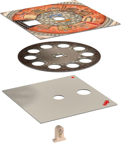 HABA Inspector Mouse: The Great Escape - Detective Board Games for Family Night Cooperative Memory Games for Ages 5+ Includes 3D Playing Board with Fun Sounds