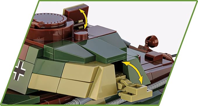 COBI Historical Collection WWII Panzer VI Ausf. B KONIGSTIGER Tank Building Set 802 Pieces
