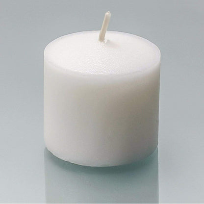 D'light Online Unscented Votive Candles - Bulk Small Candles for Synagogues, Churches, Baby Shower, Home Decoration, Restaurants and Weddings (White, 8 Hour - Set of 288)