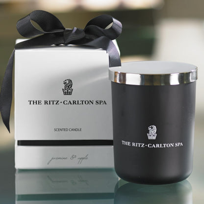 The Ritz-Carlton Spa Jasmine and Apple Candle - Notes of Jasmine, Apple, and Sweet Pea - 8.5 oz.