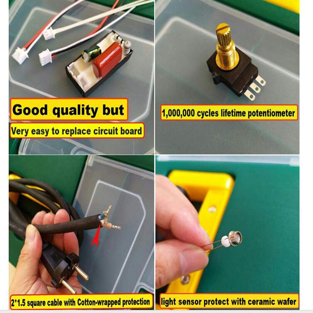 HKBST Hot Air Plastic Welder,1600W TPO Welder Kit With 4 Welding Nozzles,4 Pressure Seam Rollers, Professional Heat Gun for Vinyl PVC TPO & Shrink Wrapping, Essential Plastic Repair Welder Kit