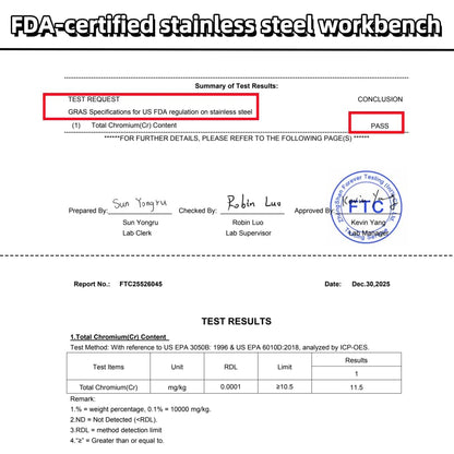 Stainless Steel Table with Wheels for Food Preparation and Work Extra-Large, Multi-Size Optional, Three-Layer Variable Two-Layer Metal Commercial Workbench Restaurant, Kitchen (60" Lx24 Wx34 H)