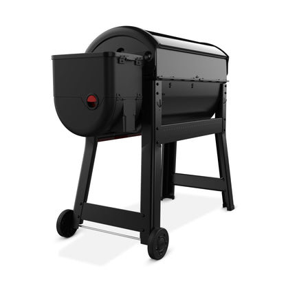 Weber Smoque™ XL 34‑Inch Pellet Smoker, Black – Outdoor BBQ Pellet Grill Up to 500 Degrees with SmokeBoost, SmoqueVent Airflow System & Rapid React PID Temperature Control
