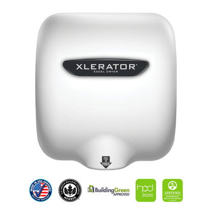 Xlerator XL - BW - High-Efficiency - Hand Dryer - BMC (Bulk Molded Compound) High-Speed Automatic Surface-Mounted 110-120 - Volt - White.