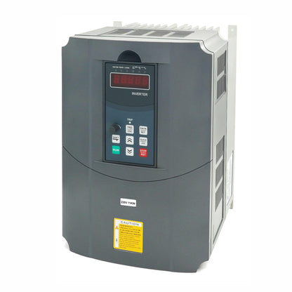 HY HUANYANG Variable Frequency Drive VFD Vector Single to 3 Phase Converter, for Motor Speed Control,220VAC Input/Output (GT Series 11KW-15HP Model)