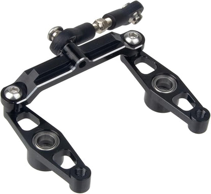 1/10 RC Car Aluminum Ball Bearing Crank Steering Arms Set for Tamiya TT-02 / TT-02D / TT-02E Racing Car Upgrade Parts