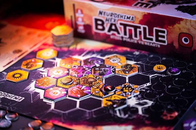 Neuroshima Hex Battle by Portal Games | Ages 8 and Up | A 2 Player Tactical Challenge | 20-30 Minute Playing Time