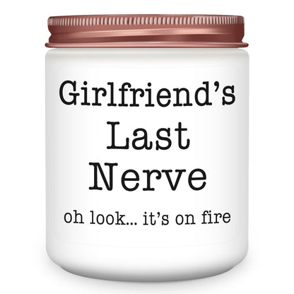 Homsolver Gifts for Girlfriend from Boyfriend, Valentines Birthday Mothers Christmas Anniversary Day Gifts for Girlfriend Fiancee, Romantic Scented Candles