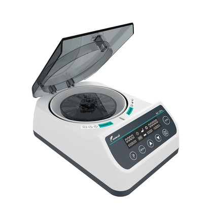 Digital 12000rpm High Speed Centrifuge Machine 12x40mm Glass Tube Microcentrifuges w/Over Temperature Protection