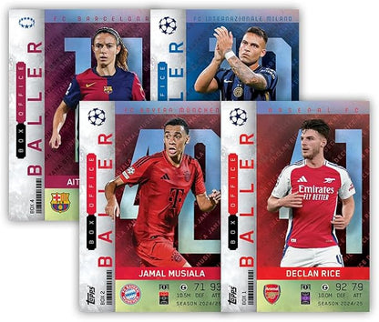 Topps Match Attax Extra 2025 - Mega Tin - 48 Cards Including 4 Exclusive LE Cards. Look Out for relic Cards Inside Lucky tins!
