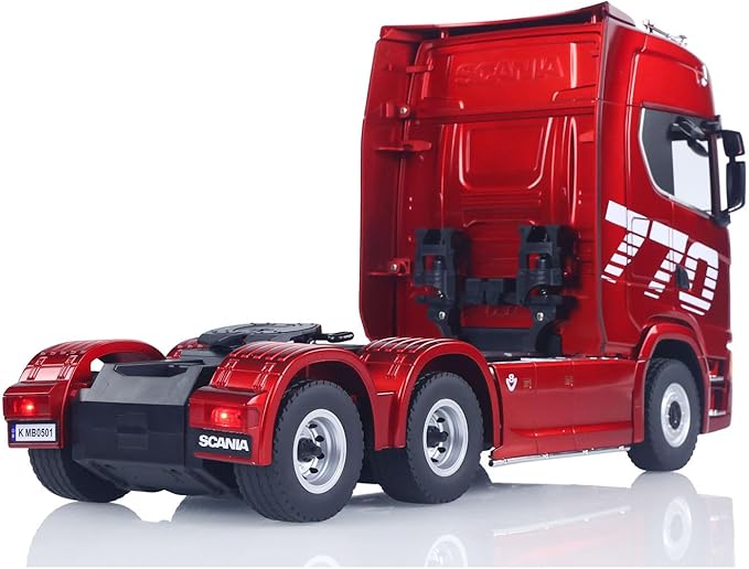 TOUCAN RC HOBBY 1/18 770S Plastic RC Tractor Truck Toys Finished Model RTR 7.4V Battery Radio 19CH Light Sound Effects Remote Control Lorry Car for Adult