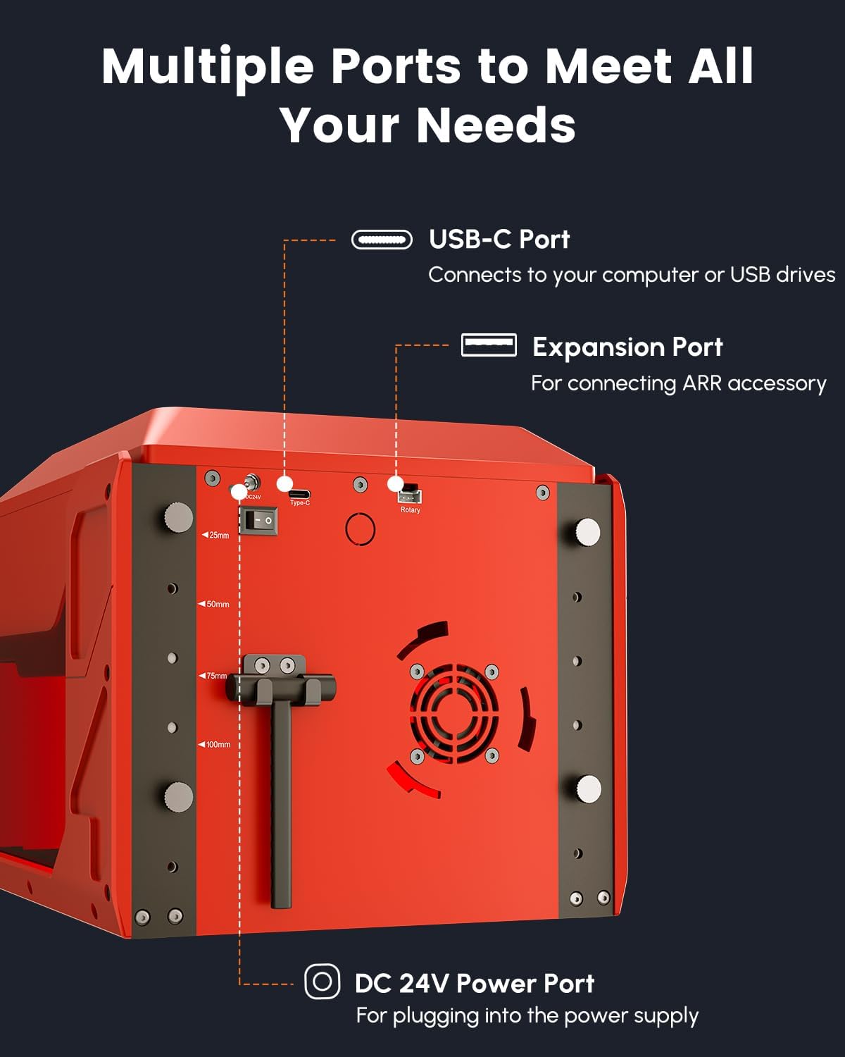 AlgoLaser 5W Laser Engraver Machine: Portable & Smart with 3.5" Touch Screen, Hand Drawing/Wireless/SD Card/Offline Engraving, AlgoOS Self Developed System for Wood, Acrylic, Leather