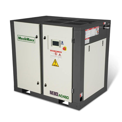 MechMaxx 106CFM Industrial Rotary Screw Air Compressor 30HP 116PSI 460V 3Phase Industrial-Grade,Model M30AC460