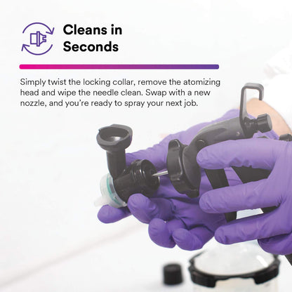 3M Performance Industrial Spray Gun Starter Kit, 26878, + 3M High Performance Green Masking Tape 401+, 24 Pack