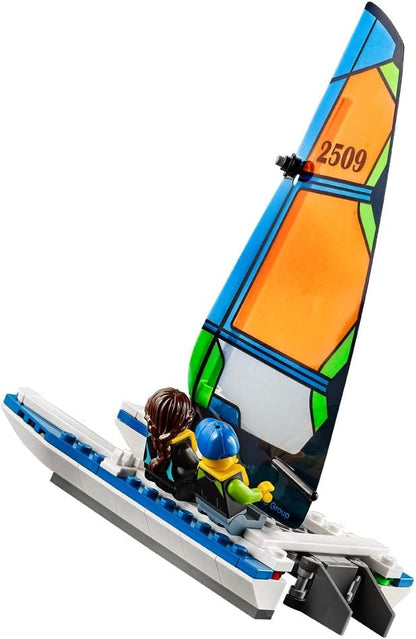 LEGO City Great Vehicles 4x4 with Catamaran 60149 Building Kit