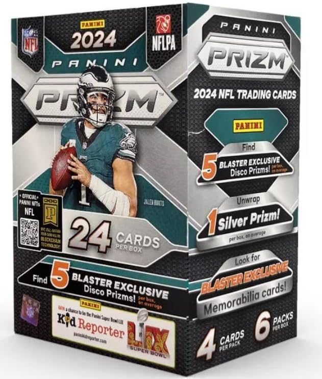 2024 Panini Prizm Football Blaster Box - 24 Football Cards Per Box