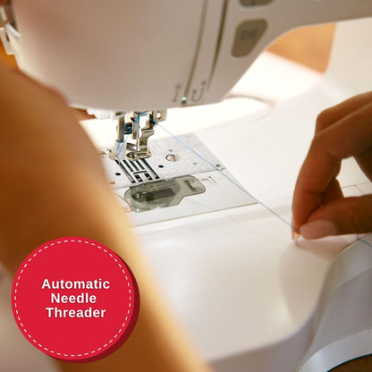 SINGER SE9180 Sewing & Embroidery Machine | 250 Built-in Stitches, 150 Embroidery Designs, 10 Fonts, 1-Step Buttonhole, 7" Touchscreen, Automatic Needle Threader & WiFi Connectivity