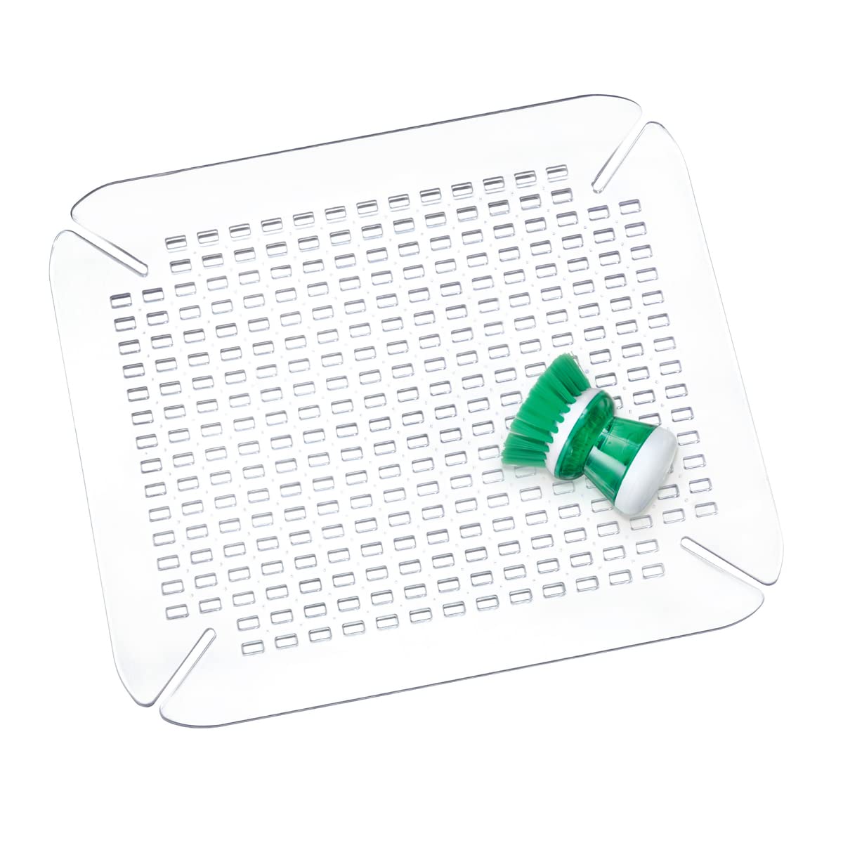 InterDesign Basic Sink Mat, Large Size, Clear