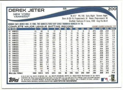 COMPLETE 2014 TOPPS SERIES ONE BASBALL CARD SET 330 HAND COLLATED