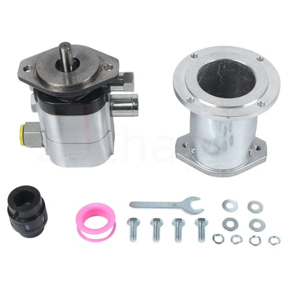 Zachager Hydraulic Pump Log Splitting Pump Build Repair Kit—22 GPM 2-stage pump, coupler, mount, and hardware—fits 1-inch engine crankshaft, DIY project or repair.