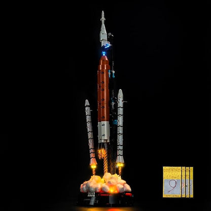 Light kit Compatible with Lego 42221 NASA Artemis Space Launch System Rocket - No Actual Model Only Lights LED Lighting Accessories for Lego NASA Rocket (RC Version)