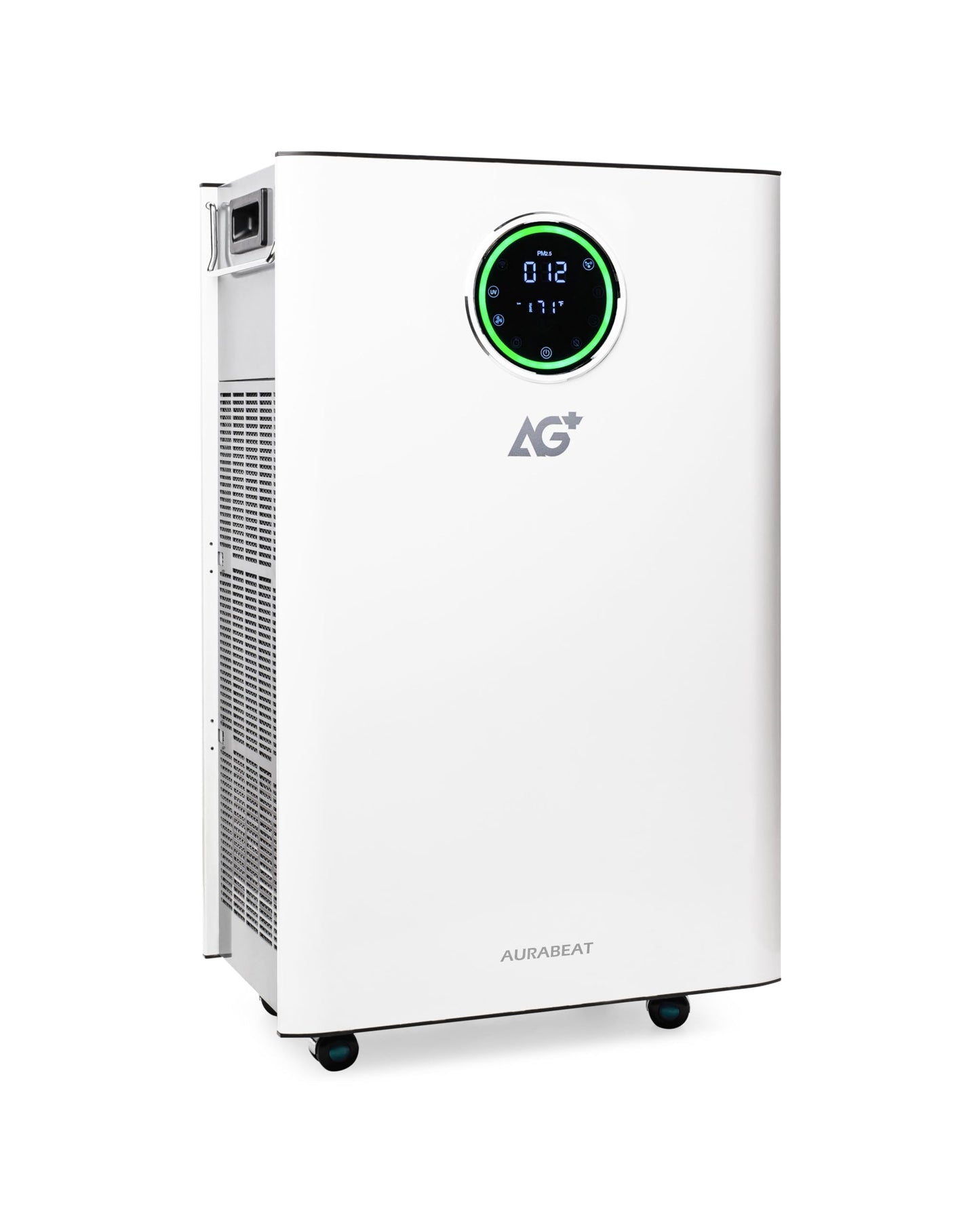 Large Capacity Air Purifier PA100i-W with Aurabeat AG+ Technology Clean Air Filter for Office, Warehouse, Commercial Space up to 3875 square feet, Reduces Odor from Smoke and Pets, Includes Filters