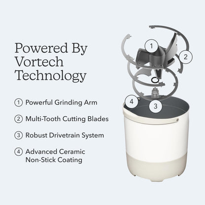 Food Cycler Eco 3 Compact Kitchen Food Recycler | Indoor Composter Bin Alternative | Electric Countertop Food Waste Disposer with Odorless 3.5L Indoor Food Waste Bin for Easy Waste Management | White